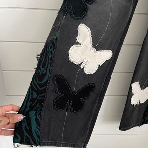 thanksbill (ritten) “butterfly wide leg pants”